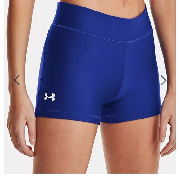 Under Armour HeatGear Armour Mid Rise Shorty Royal M - Picture 1 of 11
